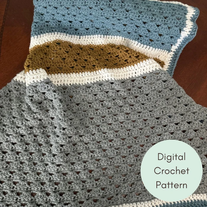 Crochet Blanket Pattern PDF Download