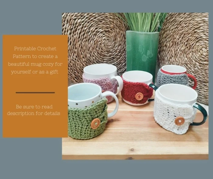 Crochet Mug Cozy PDF Download